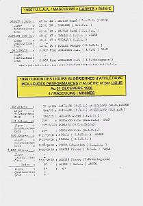 LOA E UNION DES LIGUES ALGERIENNES D ATHLETISME   (10)